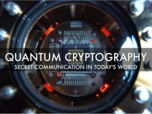 Quantum cryptography